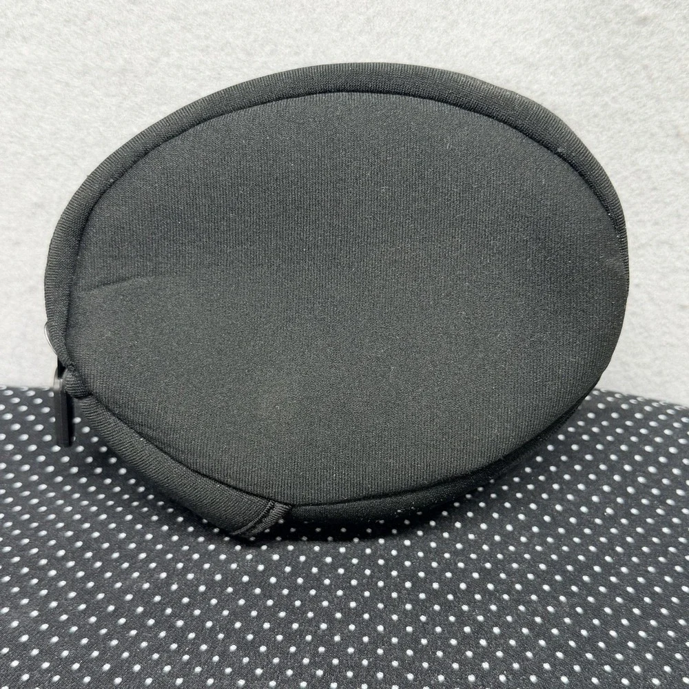 Beats by Dre Black Hard Shell Travel‎ Carrying Case Zip Organizer Pouch